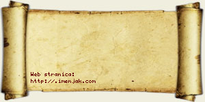 Zorana Mladenović vizit kartica